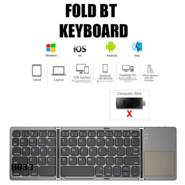 Clavier Pliable Bluetooth